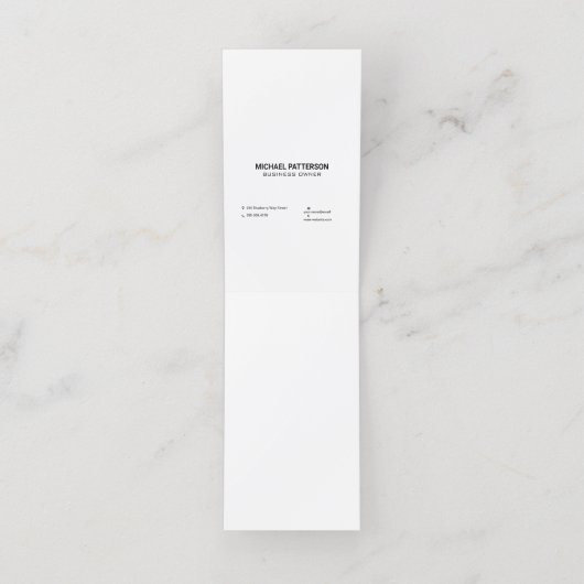 Cocktails | QR-Code | Benutzerdefiniert hinzufügen Treuekarte (Innenseite Aufgefaltet)