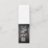 Cocktails | QR-Code | Benutzerdefiniert hinzufügen Treuekarte (Außenseite Aufgefaltet)