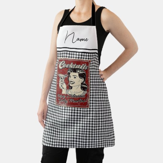 Cocktails Retro Schürze (InSitu)
