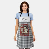 Cocktails Retro Schürze (Getragen)