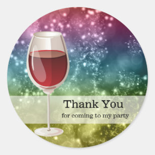 Cocktails Runder Aufkleber