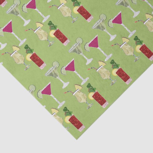 Cocktails seidenpapier (Ausschnitt)