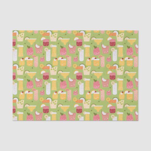 Cocktails Seidenpapier (Vorderseite)