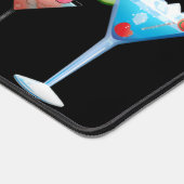 Cocktails Spaß beim Arbeiten am Wochenende Schreibtischunterlage (Ecke)