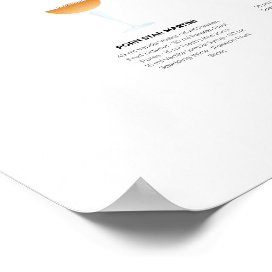 Cocktails ultimative Sammlung Poster (Ecke)