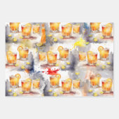 Cocktails um 7:00 Uhr Geschenkpapier Set (Vorderseite 3)