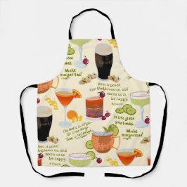 Cocktails und Gespräche Schürze