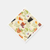 Cocktails und Gespräche Serviette (Ecke)