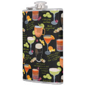 Cocktails und Kontemplation Flachmann (Links)