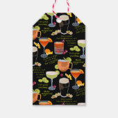 Cocktails und Kontemplation Geschenkanhänger (Vorderseite)