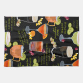 Cocktails und Kontemplation Geschirrtuch (Horizontal)