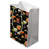 Cocktails und Kontemplation Mittlere Geschenktüte (Rückseite Schrägansicht)