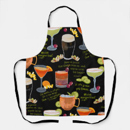 Cocktails und Kontemplation Schürze