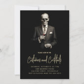 Cocktails und Kostüme Einladung (Vorderseite)