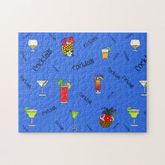 Cocktails und Party Drinks Puzzle (Horizontal)