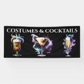 Cocktails wecken das Halloween-Party der Magie Banner (Horizontal)