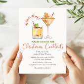 Cocktails Weihnachtsgebäck Party Lebkuchen Wasserf Einladung