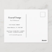 Cocktails Wiedereröffnung der Mixgetränke Bar Postkarte (Rückseite)