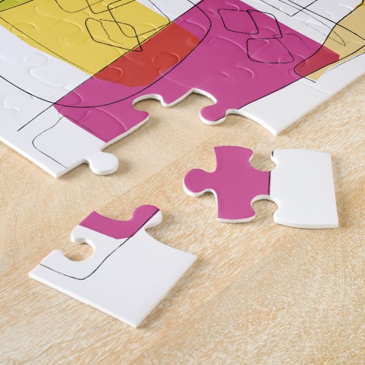 Cocktails zackig puzzle (Seite)
