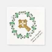 Cocktailserien für keltische Kreuze und irische Kl Serviette (Vorderseite)