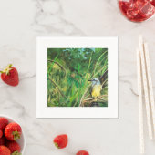 Cocktailserviette mit Vogel Serviette (Beispiel)