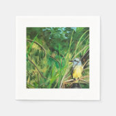 Cocktailserviette mit Vogel Serviette (Vorderseite)