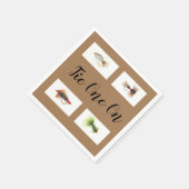 Cocktailserviette Serviette (Ecke)