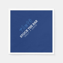 Cocktailserviette Stock The Bar