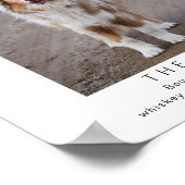 Cocktailsignatur für Retro-Bar Poster (Ecke)