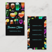 Cocktailstunde 2 visitenkarte (Vorne/Hinten)