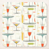 Cocktailstunde aus dem Mittelalter Rechteckiger Pappuntersetzer (Vorderseite)