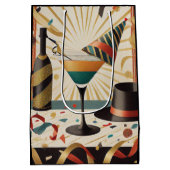 Cocktailstunde aus dem Mittelalter - Silvester Mittlere Geschenktüte (Rückseite)