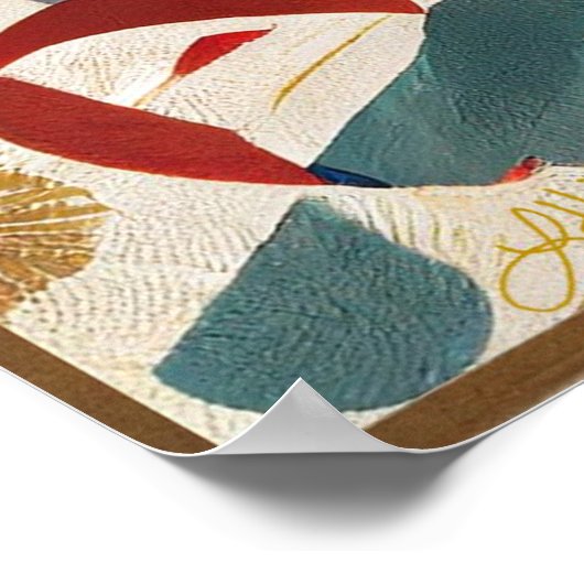 Cocktailstunde aus dem Mittelalter - Silvester Poster (Ecke)