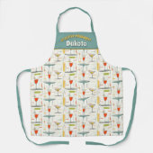 Cocktailstunde für Mixologen Schürze aus der Mitte (Vorderseite)