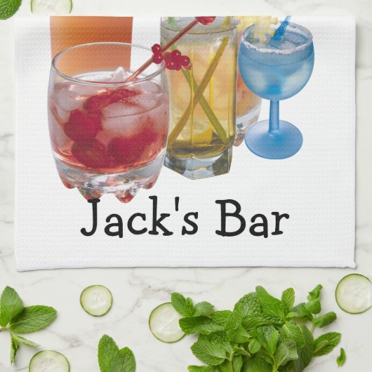 Cocktailstunde Küchentuch (Gefaltet)