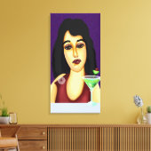 Cocktailstunde Leinwanddruck (Insitu (Wohnzimmer))