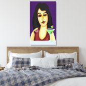 Cocktailstunde Leinwanddruck (Insitu (Schlafzimmer))