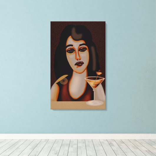 Cocktailstunde Leinwanddruck (Insitu (Holzboden))