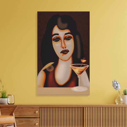 Cocktailstunde Leinwanddruck (Insitu (Wohnzimmer))