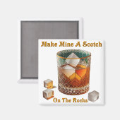 Cocktailstunde machen mich zu einem Schotten auf d Magnet (Vorderseite/Rückseite)