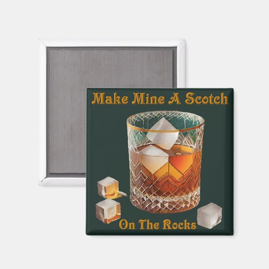 Cocktailstunde machen mich zu einem Schotten auf d Magnet (Vorderseite/Rückseite)