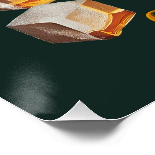 Cocktailstunde machen mich zu einem Schotten auf d Poster (Ecke)