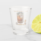 Cocktailstunde machen mich zu einem Schotten auf d Schnapsglas (Rückseite)