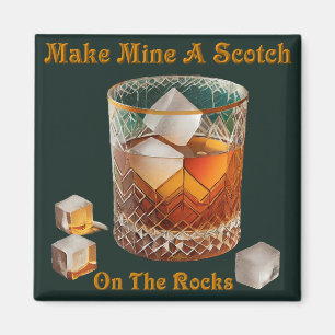 Cocktailstunde Machen Sie Meinen Zu Einem Scotch O Magnet