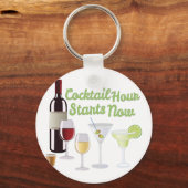 Cocktailstunde Schlüsselanhänger (Vorderseite)
