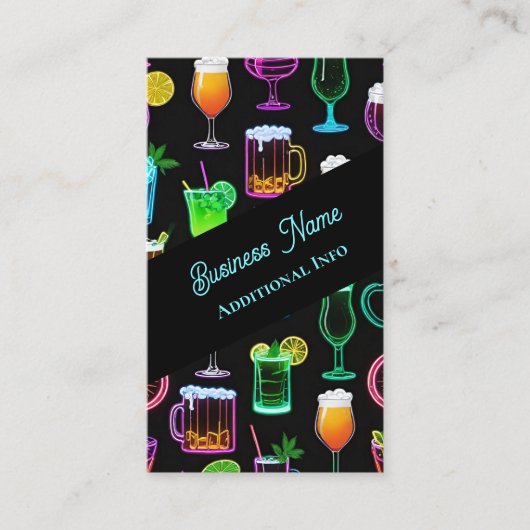 Cocktailstunde Visitenkarte (Vorderseite)