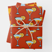 Cocktailstunde Wrapping Paper Set Geschenkpapier Set (Beispiel)