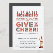 Cocktailveranstaltung Weihnachten Einladung (Vorne/Hinten)