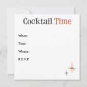 Cocktailzeit Einladung (Rückseite)