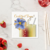 Cocktailzeit Serviette (Beispiel)